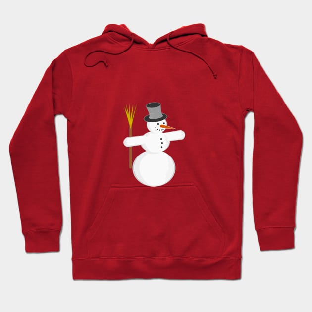 Snowman Hoodie by mypointink